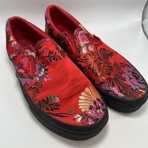 Vans Red Sneakers Classic Style